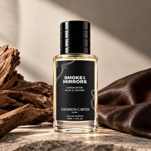 Smoke and Mirrors with sandalwood and leather