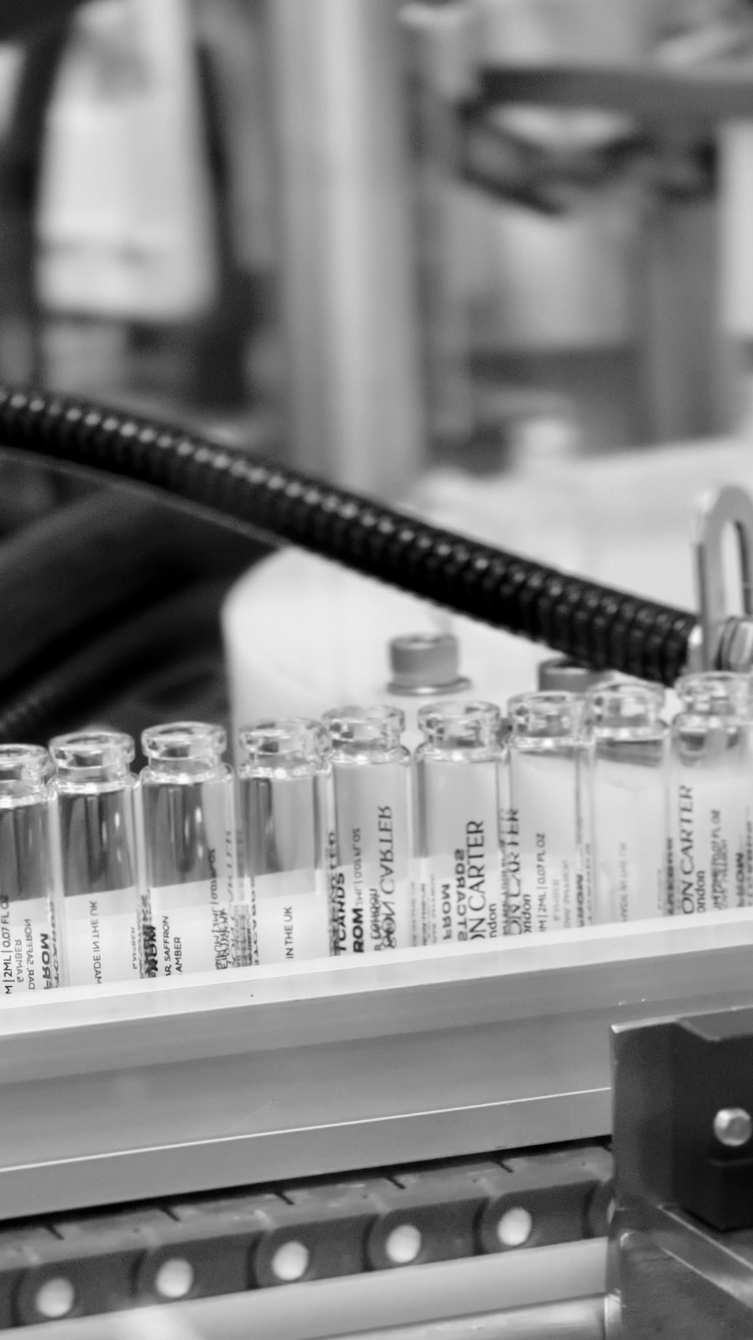 Fragrance sample vials